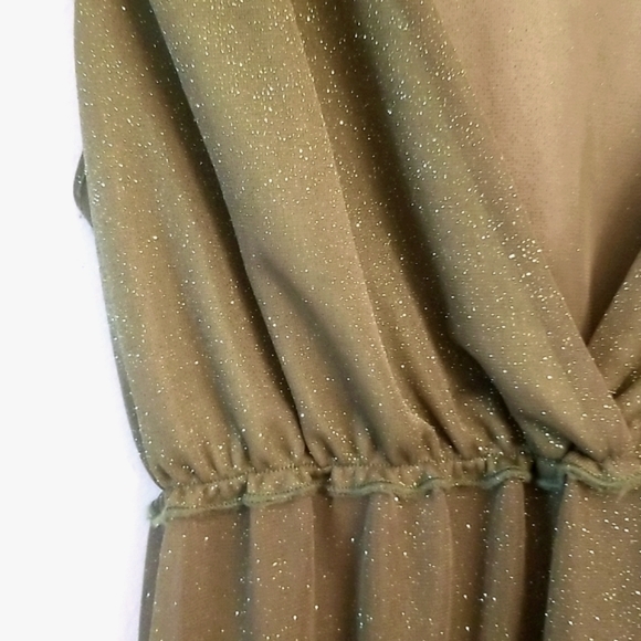 Sexy Sheer Sparkly Baby Doll Top - Picture 4 of 7